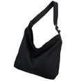 thumbnail image 1 of Trayknick Sac à Bandoulière en Toile Couleur Unie pour Femmes, Sangle Réglable, Pochette de Rangement pour Sac à Main, Noir, 1 of 13