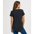 thumbnail image 2 of Boxercraft BW2105 Women's Bamboo Scoop Neck Tee-Black-XL, 2 of 4