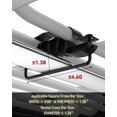 thumbnail image 3 of GloryStar Universal Rooftop Cargo Basket, 51x36 Inch Heavy Duty Carrier with Cargo Net, Fits Most SUVs and Trucks, 3 of 8