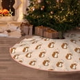 thumbnail image 5 of Bingfone Christmas Tree Skirt Mat Christmas Decoration Interior 48" -Cute Squirrel, 5 of 6