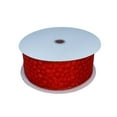 thumbnail image 2 of Red Glitter Polka Dots Ribbon- 2 1/2" x 50 Yards, Wired Edge Sheer Ribbon, Easter, Wreath, Wedding, Reception, Presents, Gift Basket, Christmas, Valentine's Day, 2 of 5