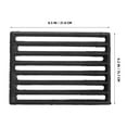 thumbnail image 7 of Aloha Fire Grate Metal Fire Grate Firewood Stove Channel Grate Thickened Fireplace Fire Grate, 7 of 7