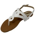 thumbnail image 2 of Victoria K Women's Braided Design Sandals, 2 of 4