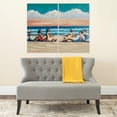 thumbnail image 2 of SAFAVIEH Swim Competition Diptych Wall Art 20" x 32", 2 of 2