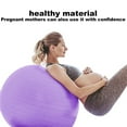 thumbnail image 4 of Pelota de yoga extragruesa, pelota de ejercicio, silla de pelota, pelota suiza resistente para equilibrio, estabilidad, embarazo, fisioterapia, bomba rápida incluida, 4 of 5