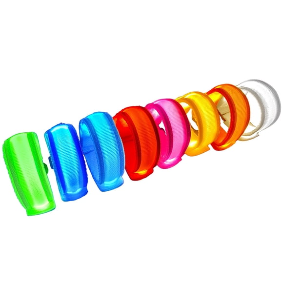 Pulseras LED Glow KIRALUMI, 8 unidades, para fiesta de Navidad