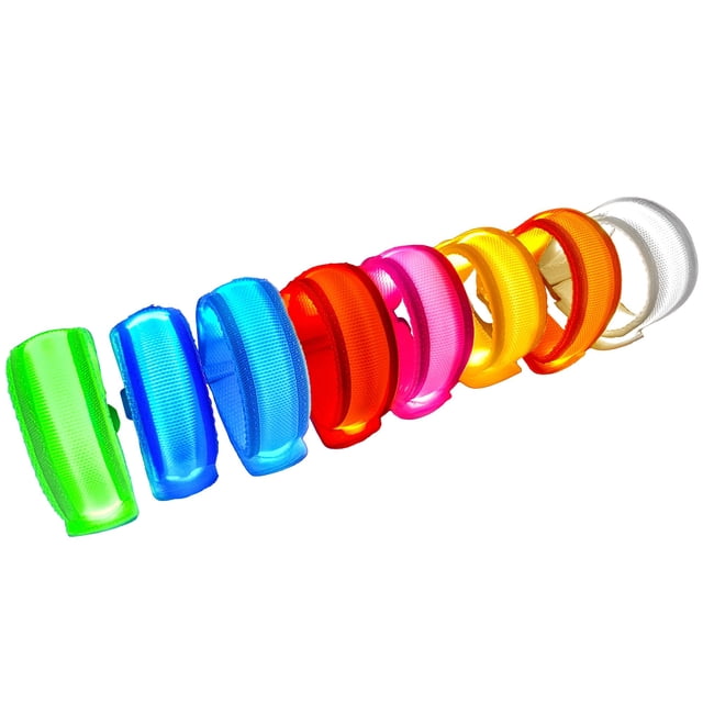 Pulseras LED Glow KIRALUMI, 8 unidades, para fiesta de Navidad