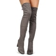 thumbnail image 2 of Women Almond Toe Chunky Over The Knee Boot 19506, 2 of 4