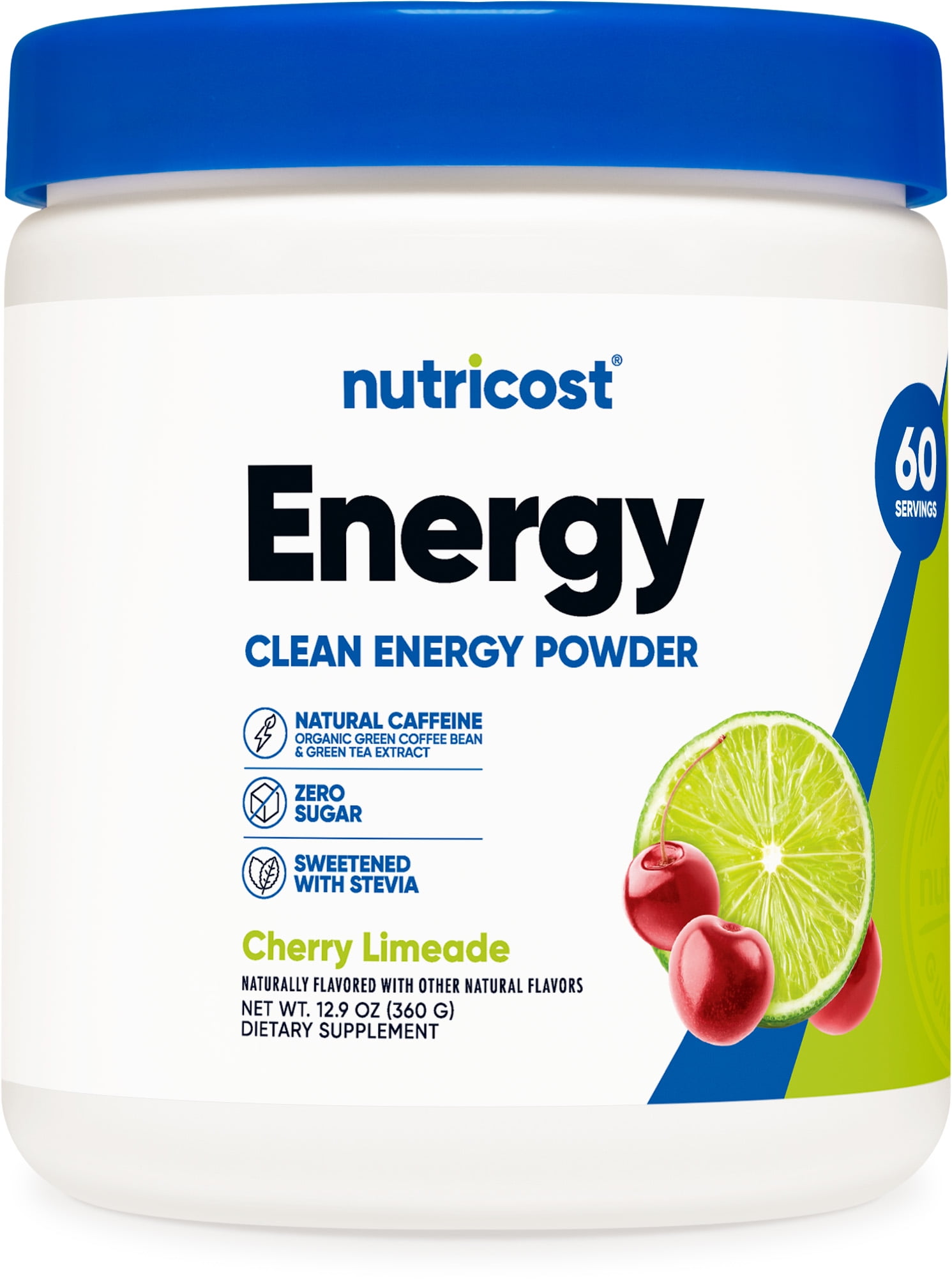 Nutricost Energy Complex Cherry Limeade Drink (60 Servings / 1200 mg