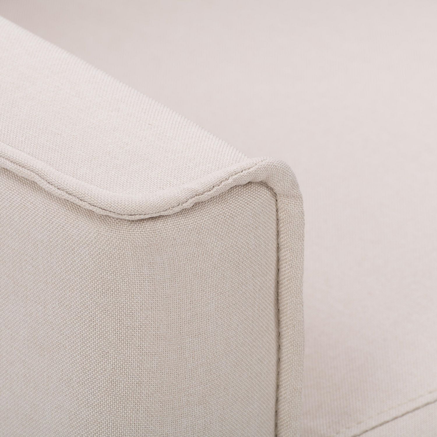 CorLiving Alder Upholstered Indoor Push Back Manual Recliner with Wood Legs