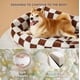thumbnail image 2 of Lesure Cute Dog Bed for Small Dogs - Washable Puppy Beds,Cozy Rectangle Orthopedic Pet Sofa with Jacquard Shaggy Plush & Anti Slip Bottom,25x21x7inches, 2 of 5