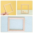 thumbnail image 2 of 4 piezas de marcos de fotos en miniatura, modelos de cuadros pequeños, muebles para casa de muñecas, accesorios, marcos pequeños de madera, 2 of 6