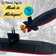 3-Pack 12-Inch Submarine Models – Typhoon-Class, Lafayette-Class, and Sturgeon-Class Replicas – Naval and Military Collector Models, Desk Display, Historical Maritime Toys
