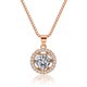 thumbnail image 4 of Conjuntos de joyas PURSEILVER, reloj, collar y pendientes en oro rosa, 4 of 7