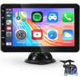 thumbnail image 1 of Refurbished Pentantan 1YXFTZWFERA6 Wireless 7-Inch Car Stereo with Touchscreen, Apple CarPlay & Android Auto, Bluetooth, AHD Backup Camera with Night Vision, 1 of 2
