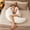 White, variant on Moon Spoon Body Pillow, Moon Sleep Body Pillow, Moon Shaped Body Pillow for Side Sleepers