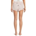 thumbnail image 4 of Celebrity Pink Junior's Fleece Sleep Short, Sizes XS- 3X, 4 of 6