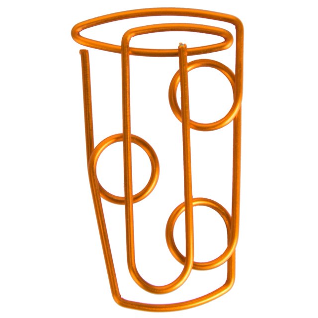 12Pcs Cute Waste Container Shape Paper Clips,Rose Gold Journal Paper Clips Metal Bookmark Clips Office Supplies with Storage Box for Document Organizing