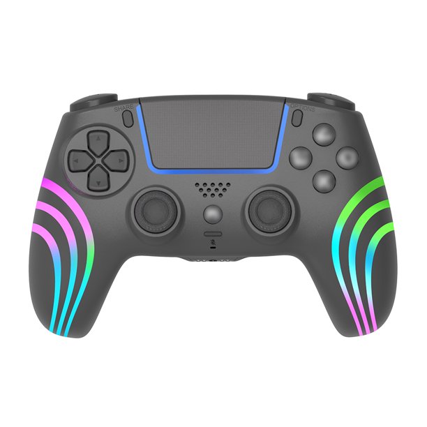 Controlador Compatible Con Dientes Inalámbrico GamePad para PS 5/PS 5 Slim/PS Pro/PC () Blue Black