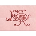 thumbnail image 1 of Ahgly Company Tapis Rectangulaire Lavable en Machine Intérieur Transitionnel Rouge Pastel Rose, 4 Pieds x 6 Pieds, 1 of 7