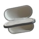 thumbnail image 4 of Estuche para gafas de 2 niveles con espejo de maquillaje, caja de exhibición suave, organizador fácil de usar negro, 4 of 9