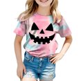 thumbnail image 5 of Futezty Halloween Shirt for Kids Short Sleeve T Shirt Boys Girls Pumpkin Face Graphic Tees 12M-13T, 5 of 5