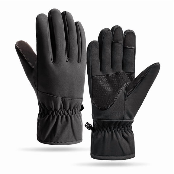 Tactical Camouflage Winter Gloves for Men - Fleece Lined, Windproof, Waterproof, Touchscreen Compatible for Outdoor Skiing & Cycling Hunting Camouflage