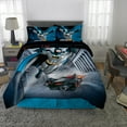 thumbnail image 5 of Batman Kids Full Bed in a Bag, Comforter and Sheets, Gray, Warner Bros, 5 of 7