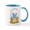 White/Blue Inside, variant on CafePress - Easter Chin Mug - 11 oz Ceramic Mug - Novelty Coffee Tea Cup