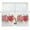 Red, variant on Semi Sheer Window Curtains 63 Inches Long, Valentine's Day Rod Pocket Voile Silky Chiffon Curtain Treatment Drapes for Kitchen, Living Room, Red Love Heart Eucalyptus Watercolor 52"x63", 2 Panels
