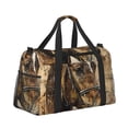 thumbnail image 2 of Xecao Musical Horse Vintage Collage Pattern ​Lightweight Crossbody Weekender Bag Mesh Side Pockets Padded Handles Sports Outdoor Gear Organizer, 2 of 7