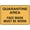 Warning Sign 3, variant on Quarantine Area Face Mask Must Be Worn Sign - 8"x12" Warning Sticker Security Outdoor Sign, Quarantine Zone, Hygiene Requirement