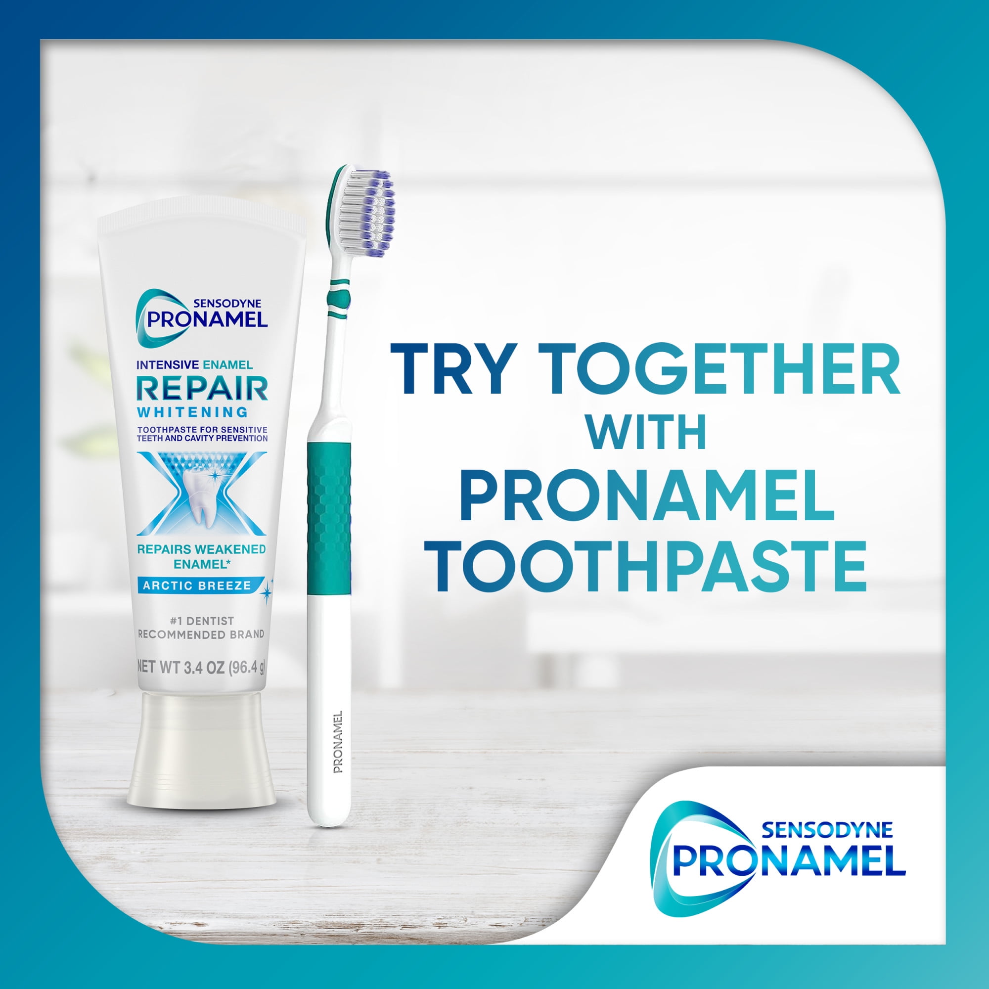 Sensodyne Pronamel Intensive Enamel Repair Soft Toothbrush, 2 Pack, for Adults