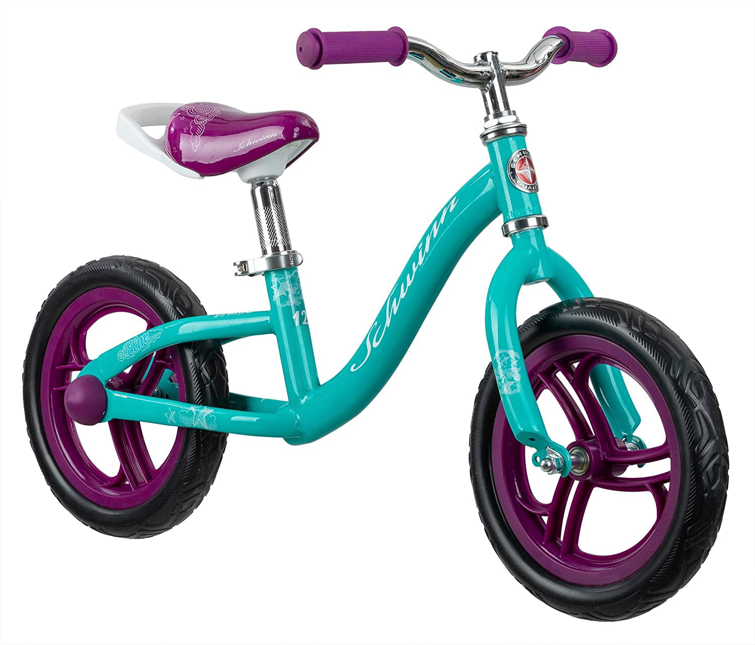 Schwinn Elm Girls Bike for Toddlers and Kids 12-Inch Wheels Teal 