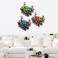 thumbnail image 6 of AOOOWER Contemporary Iron Peacocks Wall Hanging Accessorie Wall Decoration Artwork, 6 of 12
