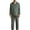 Army Green, variant on Men's Cotton 2-Piece Pajama Set Long Sleeve Top and Pants Button Front Soft Breathable Loungewear Sleepwear