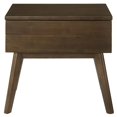 thumbnail image 4 of Modern Contemporary Urban Design Bedroom Living Room Nightstand End Table, Wood, Brown, 4 of 6