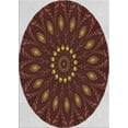 thumbnail image 1 of Ahgly Company Machine Washable Indoor Rectangle Transitional Red Area Rugs, 6' x 9', 1 of 7