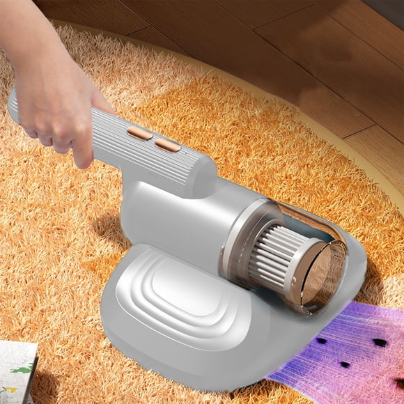 Handheld Cordless Vacuum Cleaner for Pet Hair on Beds, Mattresses, Sofas & Car Upholstery with Strong Suction & Motorized Brush