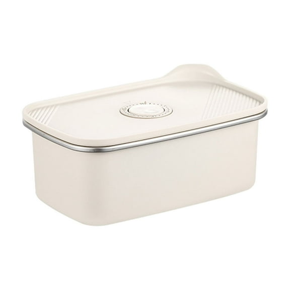 Microwaveable Stainless Steel Airtight Food Storage Container with Leak-Proof Lid, BPA-Free, Stackable for Kitchen, Fridge, and Freezer Use