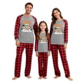 thumbnail image 5 of UQJfacai Christmas Family Matching Pajamas Sets Christmas Pjs Sleepwear Outfits for Christmas Holiday Xmas Party Long Sleeves Onesies, 5 of 5