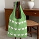 thumbnail image 5 of Bolso Hobo Ygjytge para Almacenamiento Hombro Ligero Mano Tejido Amor Gran Capacidad, 5 of 9
