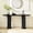Black, variant on YWEN 62.99" Modern Console Table with Roman-Style Legs, Wood Veneer Entryway Table for Hallway, Living Room Sofa Console, Ships in 2 Boxes