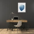 thumbnail image 3 of Woods, Maya 12x14 White Modern Wood Framed Museum Art Print Titled - Luminous Blue I, 3 of 4