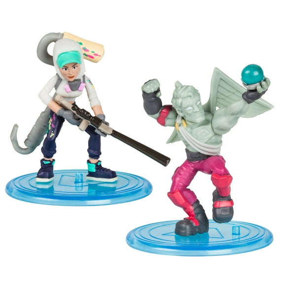 Fortnite Battle Royale Duo Pack, Teknique & Love Ranger, 2-Pack of 2" Figures