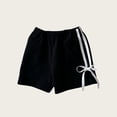 thumbnail image 5 of AINIYS Girls Solid Athletic Shorts Lightweight Breathable with Elastic Waist Closure for Sports Practice and Daily Play Black 6 Months, 5 of 5