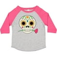 thumbnail image 3 of Inktastic DÃ­a De Los Muertos Skull with Flower Boys or Girls Toddler T-Shirt, 3 of 5