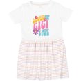 thumbnail image 3 of Inktastic Gigi and Pops Love Me Granddaughter Girls Toddler Dress, 3 of 5