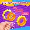 thumbnail image 3 of 12-Pack Fidget Sensory Rings – Finger Spinner Stress Relief Toys, Textured Calming Fidgets for Anxiety, Focus, Classroom, Office, Desk, Stocking Stuffers, ADHD & Autism Support, 3 of 9