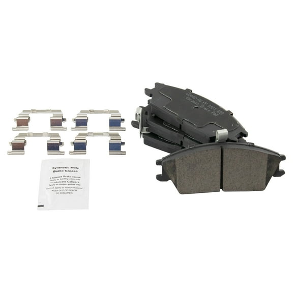 TRQ Brake Pads Ceramic Front for Hyundai Accent Excel Mitsubishi Precis BFA73342 Fits select: 1991 ,1993-1995 HYUNDAI SCOUPE